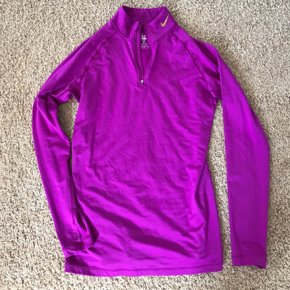Nike Pro Combat Dri-fit half zip pullover